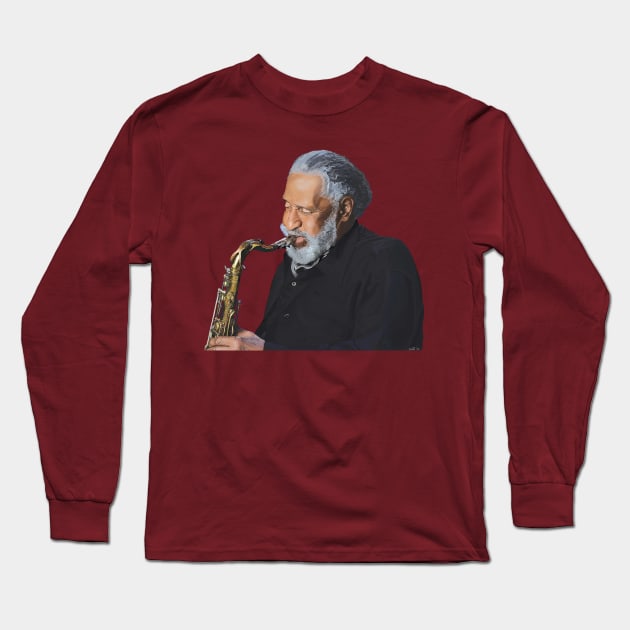 Sonny Rollins Long Sleeve T-Shirt by Zippy's House of Mystery